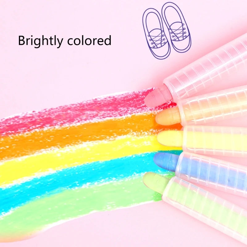 Vibrant Colored Chalk Set with Holder