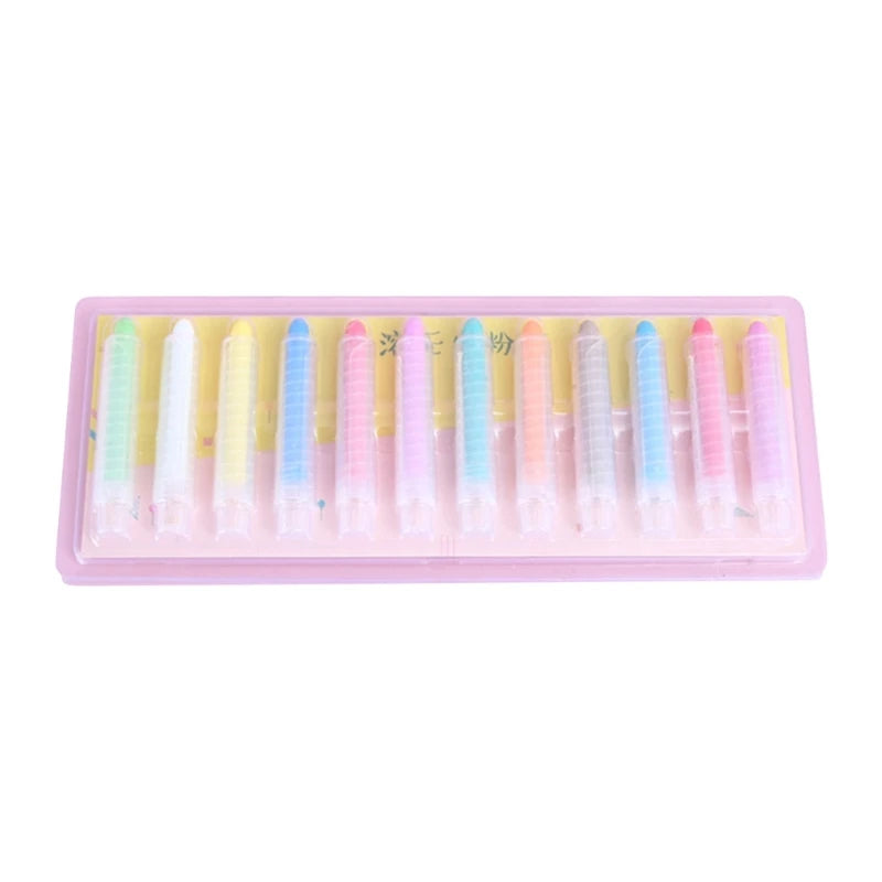 Vibrant Colored Chalk Set with Holder